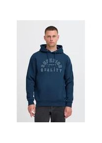 Kapuzenpullover Blend "BHSuno", Herren, Gr. XXL, marineblaus, Sweatware, 80% Polyester, 20% Baumwolle, bedruckt, normal normal, ohne Ausschnitt, Pullover Kapuzenpullover, Stilvoller Hoodie mit Kapuze