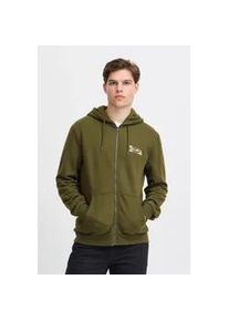 Troyer Blend "BHSweatshirt", Herren, Gr. XL, forest night, Sweatware, 55% Polyester, 45% Baumwolle, unifarben, Basic, regular fit normal, ohne Ausschnitt, eingesetzt, Pullover Troyer, Gem&uuml;tliche Sweatjacke mit Kapuze