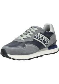 Sneaker Napapijri "Napapijri Sneaker Leder/Synthetik", Herren, Gr. 44, navy, grau, Leder, Synthetik, Schuhe Sneaker