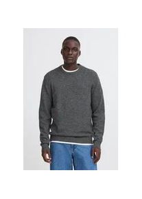 Strickpullover Blend "BHBranko", Herren, Gr. 3XL, iron gate melange, Feinstrick, 60% Wolle, 40% Nylon, meliert, Basic, normal normal, Rundhals, Pullover Strickpullover, Stilvoller Basic Strickpullover