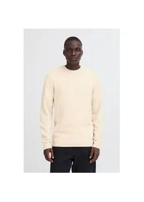 Strickpullover Blend "BHBranko", Herren, Gr. XL, crockery melange, Feinstrick, 60% Wolle, 40% Nylon, meliert, Basic, normal normal, Rundhals, Pullover Strickpullover, Stilvoller Basic Strickpullover