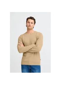 Strickpullover Blend "BHRedhill", Herren, Gr. 3XL, cornstalk, Feinstrick, 100% Baumwolle, Strukturmuster, Basic, regular fit normal, Rundhals, eingesetzt, Pullover Strickpullover, Stilvoller Strickpullover