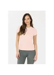 ENDURANCE ATHLECIA Funktionsshirt ATHLECIA "Almi", Damen, Gr. 38, pink, 88% Polyester, 12% Elasthan, unifarben, kurz, Rundhals, Shirts Funktionsshirt, mit atmungsaktiver Eigenschaft