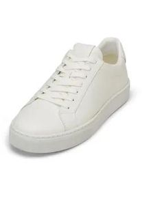 Marc O'Polo Sneaker MARC O'POLO "aus edlem Rindnappaleder", Herren, Gr. 44, wei&szlig;, Obermaterial: 100% Leder (Rind), Schuhe Sneaker