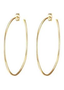 Glanzst&uuml;cke M&uuml;nchen Paar Creolen GLANZST&Uuml;CKE M&Uuml;NCHEN "Set: A1243", gelb (gelbgold), Ohrringe, Damen, 50, Silber 925 (Sterlingsilber), aus Sterling Silber