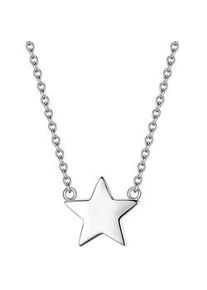 Glanzst&uuml;cke M&uuml;nchen Kette mit Anh&auml;nger GLANZST&Uuml;CKE M&Uuml;NCHEN "X1120", silber, Halsketten, Damen, 40,0cm Basiskette + 5,0cm Verl&auml;ngerung, Silber 925 (Sterlingsilber), B: 1,1mm, aus Sterling Silber, B:1,1mm