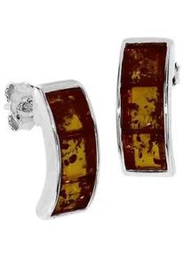 Paar Ohrstecker OSTSEE-SCHMUCK "OSTSEE-SCHMUCK Ohrstecker Walda Ohrstecker Walda", wei&szlig;, Ohrringe, Damen, 12 x 6mm, Silber 925 (Sterlingsilber)