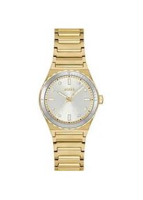 Quarzuhr BOSS "CANDOR LADIES SPORT", gold (goldfarben), Armbanduhren, Damen, Quarzuhr, Armbanduhr, Damenuhr, Edelstahlarmband, analog, Glassteine