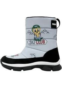 Schn&uuml;rboots DOGO "Nortia Winterboot / Snowboot Damen Stiefeletten", Damen, Gr. 39, Normalschaft, grau, Polyurethan, Schuhe Schn&uuml;rboots, Handgefertigt