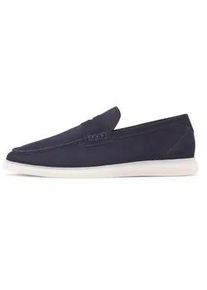 Loafer Henry Stevens "Elia PL1", Herren, Gr. 48H, blau (navy), Leder, Schuhe Loafer