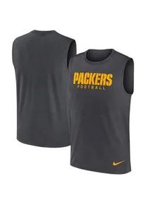 T-Shirt Nike "Nike Shirt Green Bay Packers Nike Dri-FIT Legend Muscle Tank", Damen, Gr. XL, grau, 100% Polyester, Shirts T-Shirt