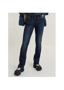 G-Star Raw Regular-fit-Jeans G-STAR "Midge Bootcut Jeans", Damen, Gr. 24, L&auml;nge 32, dk aged, Obermaterial: 62% Baumwolle, 30% Baumwolle, 7% Polyester, 1% Elasthan, Jeans