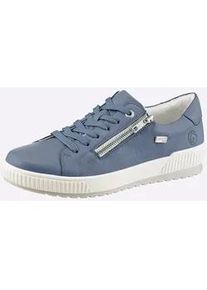 Sneaker Remonte, Damen, Gr. 42, mittelblau, Glattleder, Schuhe Sneaker