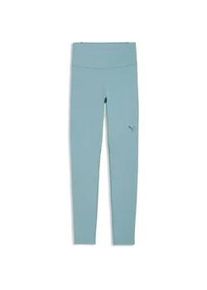 Trainingstights Puma "SHAPELUXE High-Waist-Trainingsleggings Damen", Damen, Gr. S, Normalgr&ouml;&szlig;en, baltic sea blau, Obermaterial: 82% Nylon, 18% Elasthan, eng, Hosen