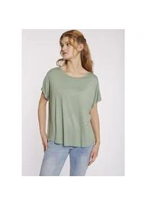 Haily's Kurzarmshirt HAILY&rsquo;S "SS M TP Ju44le", Damen, Gr. XS, gr&uuml;n (sage gr&uuml;n), Jersey, Obermaterial: 75% Modal, 25% Polyester, unifarben, figurumspielend Po-bedeckend, Rundhals, Shirts