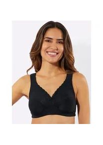 B&uuml;gelloser BH, Damen, Gr. 95, Cup C, schwarz, 80% Polyamid, 11% Baumwolle, 9% Elasthan, BHs