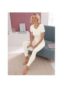 Unterziehshirt Speidel, Damen, Gr. 40/42, 1 Stk., Kurz, champagner, 83% Modal, 9% Kaschmir, 8% Elasthan, Rundhals, Unterhemden