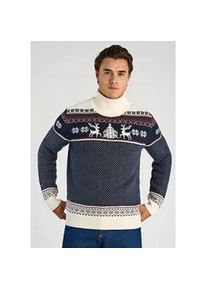 Rollkragenpullover LINDBERGH "LINDBERGH Rollkragenpull", Herren, Gr. L, dk navy, Obermaterial: 50% Polyacryl, 50% Baumwolle, hoch geschlossener Ausschnitt, Pullover Rollkragenpullover