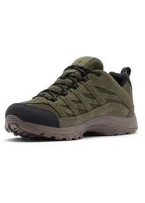 Wanderschuh Columbia "CRESTWOODTM WATERPROOF", Herren, Gr. 46, nori, wet sand, Leder, Textil, Schuhe Wanderschuh, wasserdicht