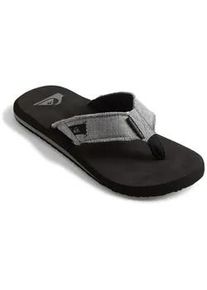 Sandale Quiksilver "Monkey Abyss", Herren, Gr. 11 (44), schwarz (schwarz 3), Obermaterial:Obermaterial: Textil / Futter: Textil / Au&szlig;ensohle: Rubberlon;, Schuhe Sandale