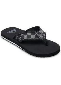 Sandale Quiksilver "Monkey Abyss", Herren, Gr. 10 (43), gry, chr, Obermaterial:Obermaterial: Textil / Futter: Textil / Au&szlig;ensohle: Rubberlon;, Schuhe Sandale