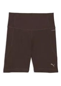 Trainingsshorts Puma "CLOUDSPUN Radlerhose Damen", Damen, Gr. XS, Normalgr&ouml;&szlig;en, chocolate braun, Obermaterial: 15% Elasthan, 85% Polyester; Innere Tasche: 15% Elasthan, 85% Polyester, eng, Hosen