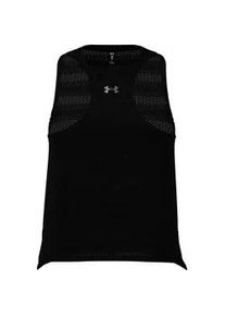 Lauftop Under Armour "UA VELOCITI SINGLET", Damen, Gr. L, schwarz,, reflective, Obermaterial: 100% Polyester, Tops, sportlicher Stil, f&uuml;r Lauftraining, f&uuml;r Sportmode
