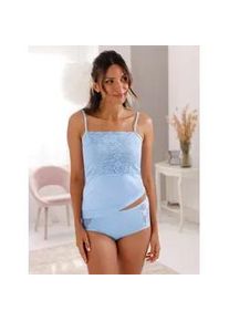 w&auml;schepur Achselhemd W&Auml;SCHEPUR, Damen, Gr. 40, 2 Stk., Normalgr&ouml;&szlig;en, eisblau, 50% Baumwolle, 50% Modal, Unterhemden