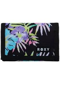 Brieftasche Roxy "Small Beach", Damen, anthrazit aquarella active rg, Obermaterial: 100% Microfaser;, Kleinlederwaren Brieftasche