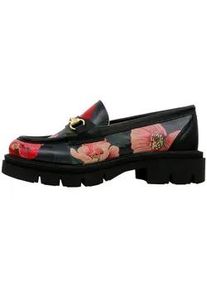 Loafer DOGO "Cindy Loafer Poppy Damen Halbschuhe", Damen, Gr. 38, Normalschaft, schwarz, Lederimitat, Schuhe Loafer, Handgefertigt