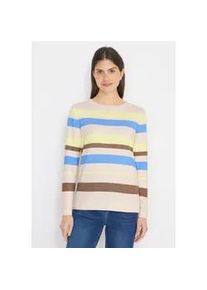 Langarmshirt Cecil, Damen, Gr. S (38), urban taupe melange, Stoff, 67% Viskose, 28% Polyester, 5% Elasthan, unifarben, comfort fit normal, Rundhals, B&uuml;ndchen, Shirts Langarmshirt, aus strecthigem Viskosematerial