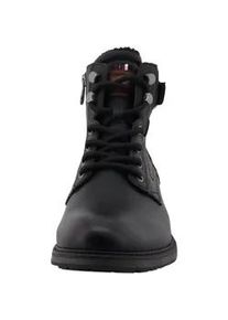 Stiefel Tom Tailor "Tom Tailor Tall Boots", Herren, Gr. 44, schwarz, unifarben, Schuhe Stiefel