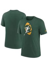 T-Shirt Nike "Nike T-Shirt Green Bay Packers Nike Rewind Triblend", Damen, Gr. XXL, gr&uuml;n, 50% Polyester, 25% Baumwolle, 25% Viskose, Shirts T-Shirt