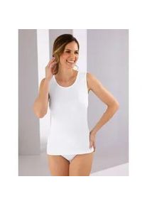 w&auml;schepur Achseltop W&Auml;SCHEPUR, Damen, Gr. 42, 3 Stk., Normalgr&ouml;&szlig;en, wei&szlig;, 100% Baumwolle, Rundhals, Unterhemden