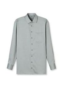 Businesshemd OLYMP "OLYMP Luxor, comfort fit, New Kent", Herren, Gr. 42, Normaler Arm, grau, gr&uuml;n, 100% Baumwolle, Hemden
