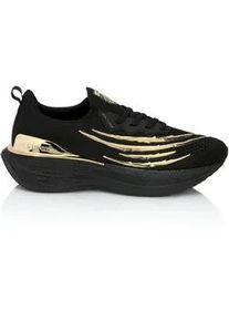 Sneaker Plein Sport "Tiger", Herren, Gr. 38, Normalschaft, 0293, schwarz, lightgold, Schuhe Sneaker