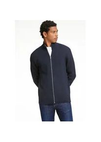 Strickjacke LINDBERGH "LINDBERGH Cardigan", Herren, Gr. S, navy, Obermaterial: 80% Baumwolle, 20% Polyester, Strickjacken Strickjacke