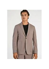 Anzugsakko LINDBERGH "Sakko Relaxed Fit", Herren, Gr. XS, deep sand mel, Obermaterial: 65% Polyester, 31% Viskose, 4% Elasthan; Futter: 100% Polyester, Sakkos