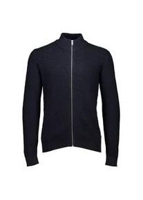 Strickjacke LINDBERGH "Cardigan Relaxed Fit", Herren, Gr. XL, dk navy mel, Obermaterial: 100% Baumwolle, Strickjacken Strickjacke