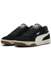 Sneaker Puma "PARK LT SD", Herren, Gr. 44,5, Puma schwarz, Puma wei&szlig;, Leder, unifarben, Schuhe Sneaker, aus Leder, mit Textil-Innenmaterial, mit Schn&uuml;rverschluss