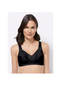 B&uuml;gelloser BH, Damen, Gr. 85, Cup C, schwarz, 60% Baumwolle, 35% Polyamid, 5% Elasthan, BHs