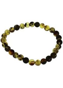 Armband OSTSEE-SCHMUCK "OSTSEE-SCHMUCK Armband Kugel 6 mm Armband Kugel 6 mm", transparent, Armb&auml;nder, Damen, 19cm, Bernstein, Armband