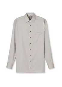 Businesshemd OLYMP "OLYMP Luxor, comfort fit, New Kent", Herren, Gr. 48, Normaler Arm, braun, 100% Baumwolle, Hemden