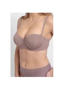 Balconette-BH Dorina "Michelle", Damen, Gr. 70, Cup D, lila, Obermaterial: 64% Polyamid, 26% Polyester, 10% Elasthan, bequem, BHs Balconette-BH, mit vorgeformten Cups, abnehmbare Tr&auml;ger