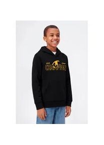 Kapuzensweatshirt Champion "Graphic Terry Hoodie", Jungen, Gr. S (128/134), nbk, Obermaterial: 54% Baumwolle, 46% Polyester, Sweatshirts, f&uuml;r Kinder, sportlicher Stil, mit Kapuze, bequemer Schnitt