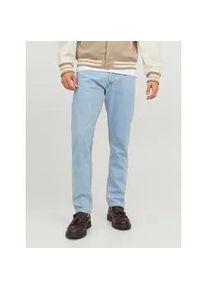 Jack & Jones Loose-fit-Jeans JACK & JONES "JJICHRIS JJORIGINAL SQ 738 NOOS", Herren, Gr. 34, L&auml;nge 34, blau denim, Denim/Jeans, Obermaterial: 100% Baumwolle, unifarben, relaxed fit, Jeans, mit Faded-Effekten