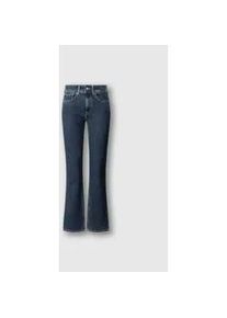 Bootcut-Jeans Pepe Jeans "BOOTCUT PIPER", Damen, Gr. 28, L&auml;nge 32, mid blau, Denim/Jeans, Obermaterial: 99% Baumwolle, 1% Elasthan, bootcut fit lang, Jeans, Mid Waist