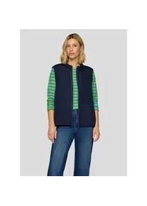 Steppweste Rabe "Weste", Damen, Gr. 44, dunkelblau, 42%Polyester, 40%Viskose, 18%Polyamid;100%Polyester, unifarben, Westen Steppweste