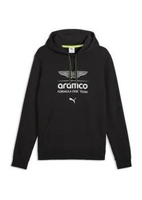 Hoodie Puma "Puma x ASTON MARTIN ARAMCO F1 TEAM Essentials Hoodie Herren", Herren, Gr. XL, schwarz, Obermaterial: 68% Baumwolle, 32% Polyester; Kapuzenfutter: 100% Baumwolle; Rippe: 3% Elasthan, 97% Baumwolle, normal, Sweatshirts Hoodie