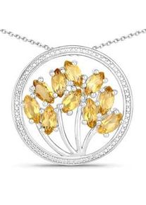 Kette mit Anh&auml;nger Rafaela Donata "K142", silber, Halsketten, Damen, 45cm,mit Stein, aus Sterling Silber